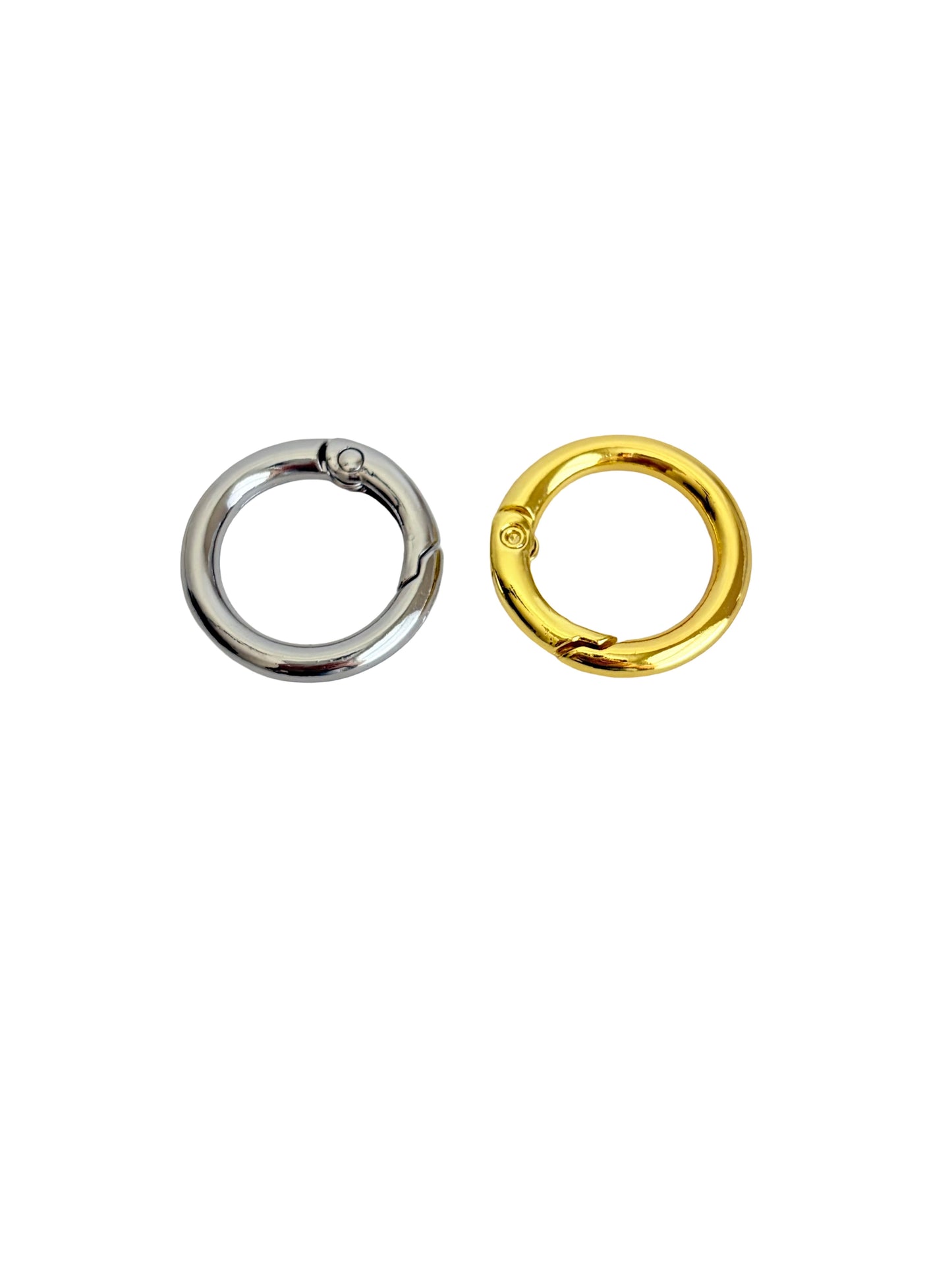 Round Clip-On Clasp • Silver or Gold
