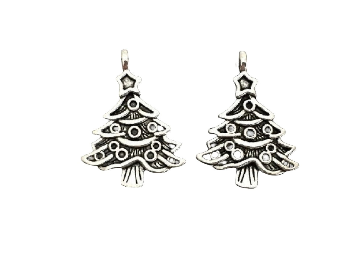 Base Metal Christmas Tree Charm