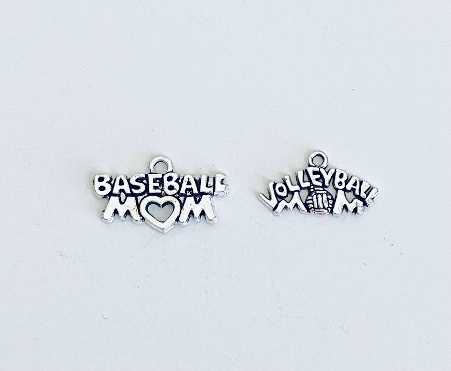 Sports Mom Charm (Baseball Mom OR Volleyball Mom)