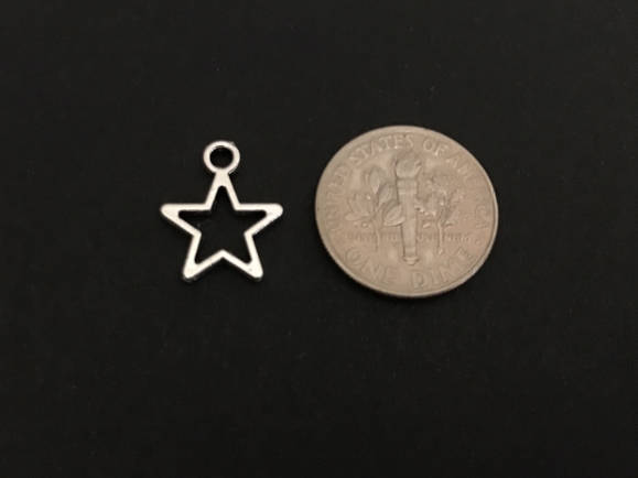 Base Metal Star Charm