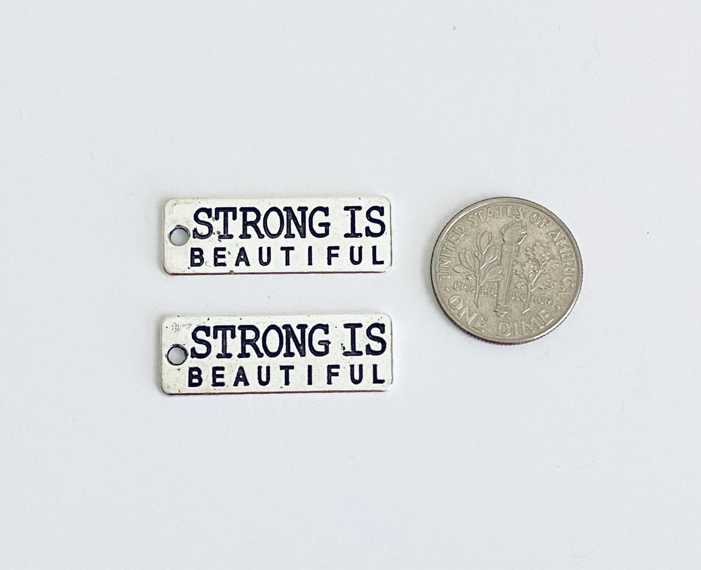 Strong Is Beautiful Charm