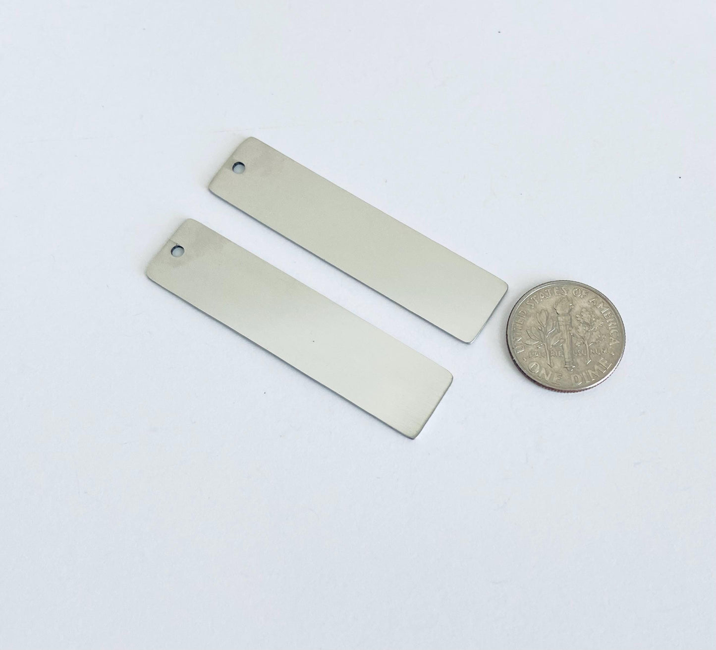 Stainless Steel Long Blank - 12x 50mm - Engravable