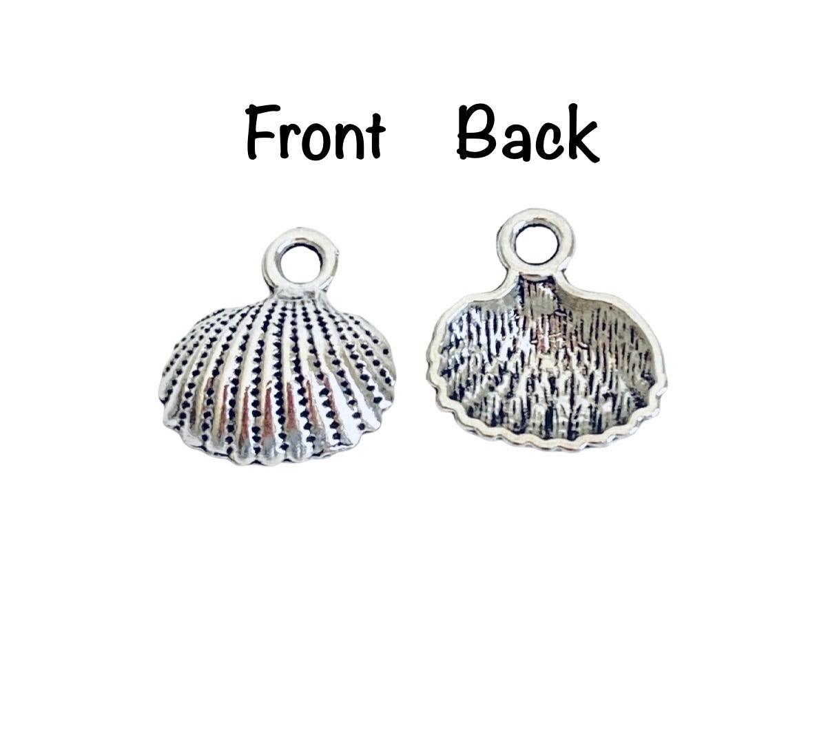 Base Metal Shell Charm