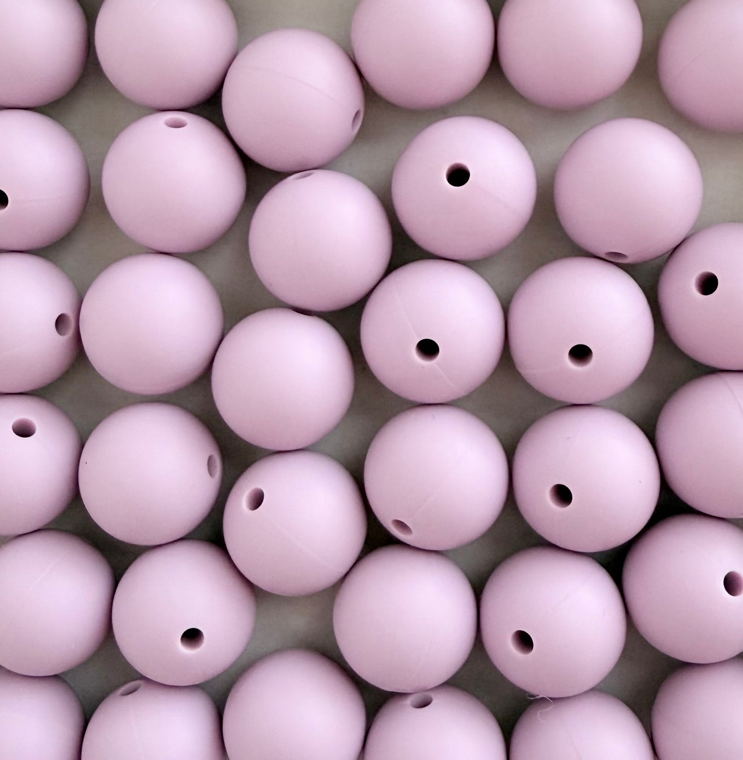 15mm Lavender Silicone Beads • Round Beads (Sold Per Piece) for Jewelry Making, Keychains & DIY Crafts