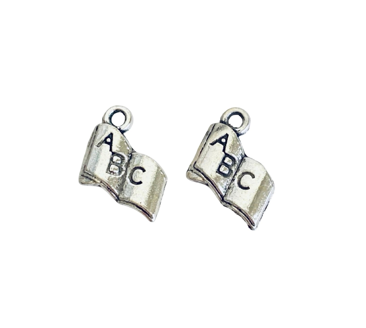 Base Metal Tiny Book Charm