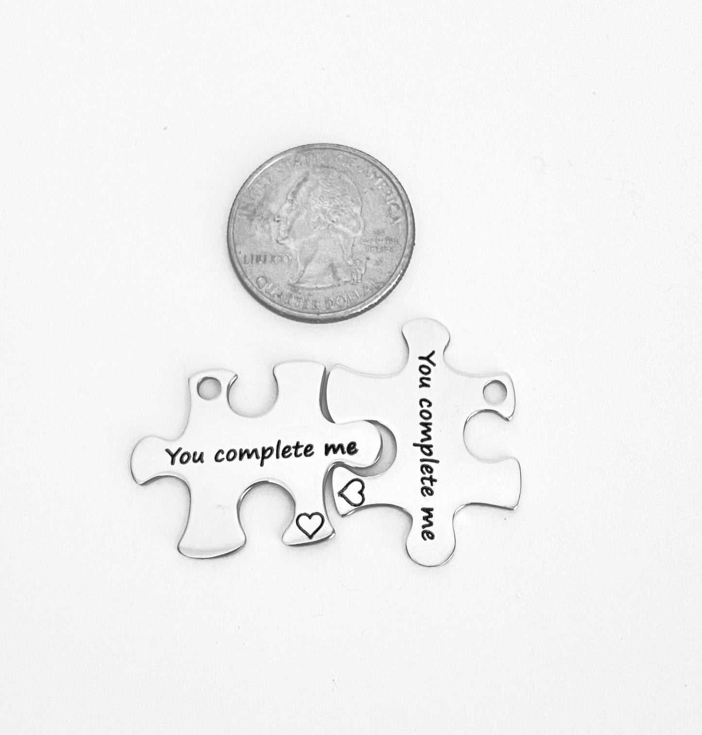 You Complete Me Puzzle Charm