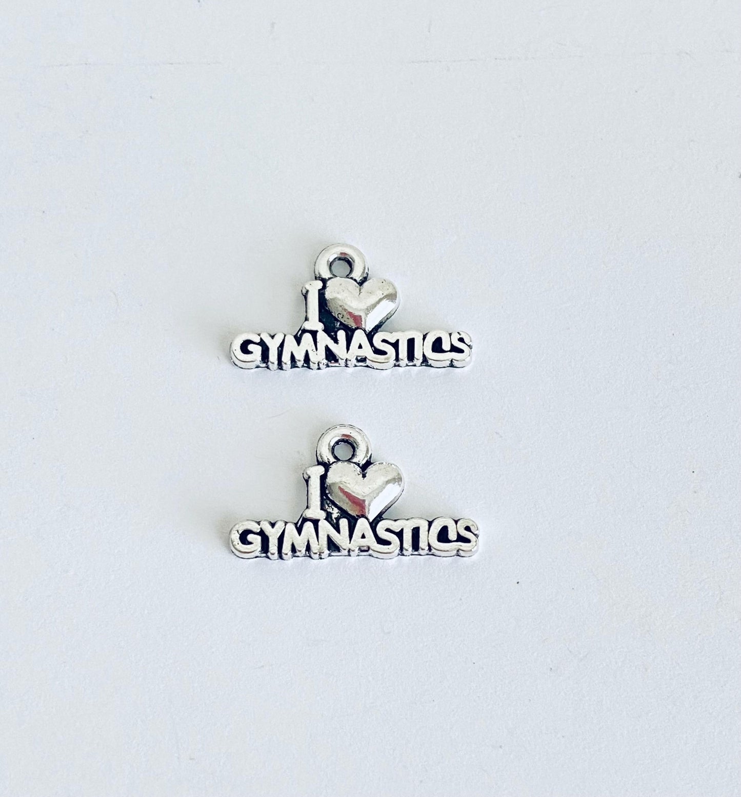 I Love Gymnastics Charm