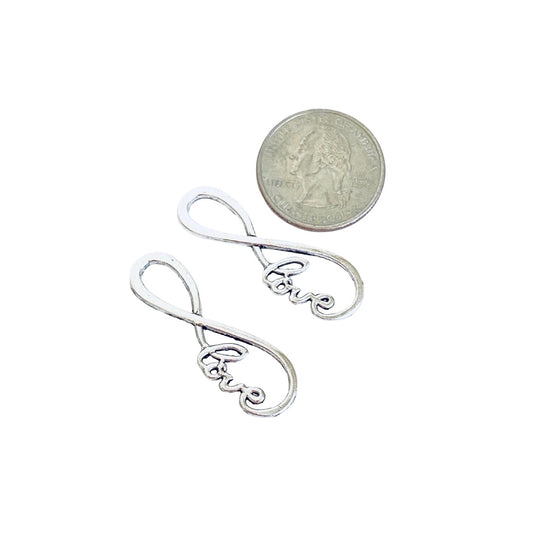 Base Metal Large Infinity Love Charm