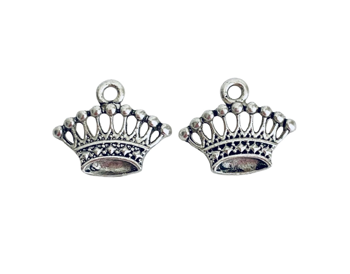 Base Metal Princess Tiara Charm