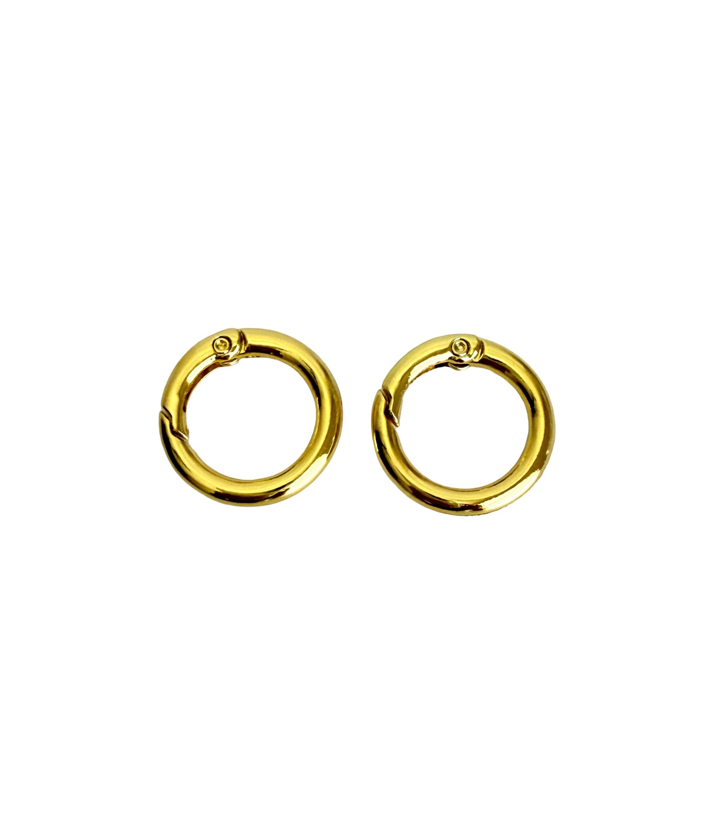 Round Clip-On Clasp • Silver or Gold