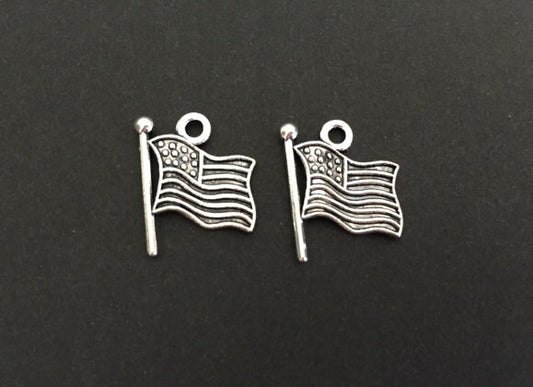 American Flag Charm