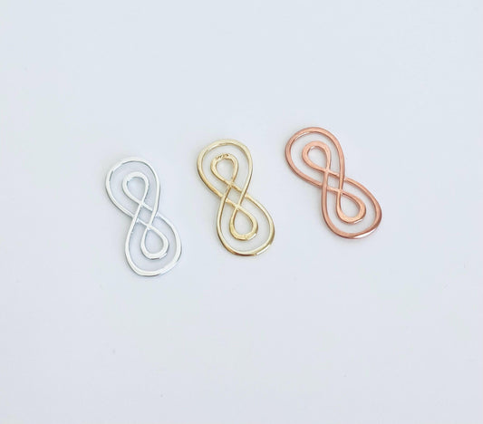 925 Sterling Silver Double Infinity Charm