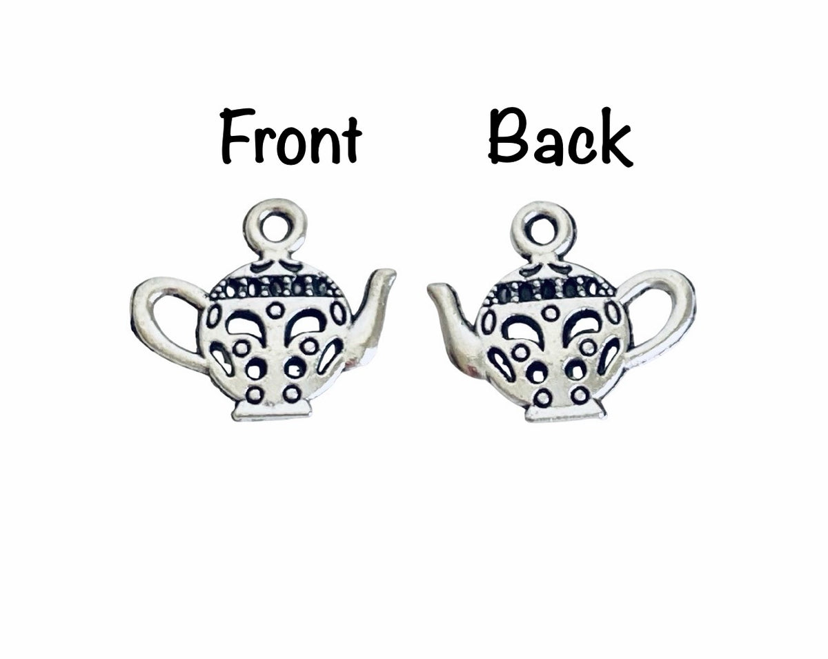 Base Metal Small Tea Pot Charm
