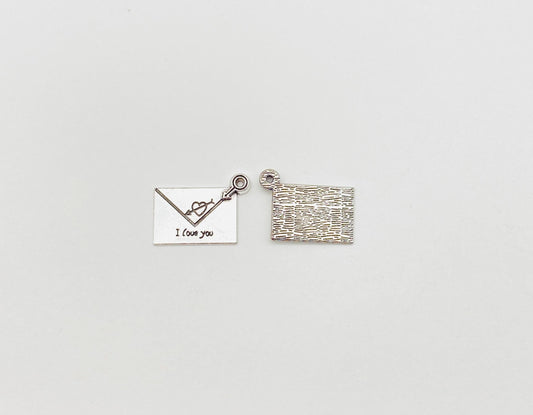 I Love You Envelope Charm