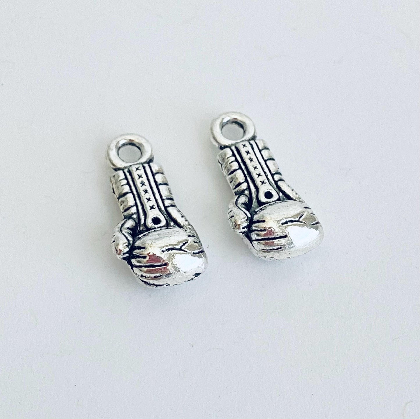 Base Metal Boxing Glove Charm