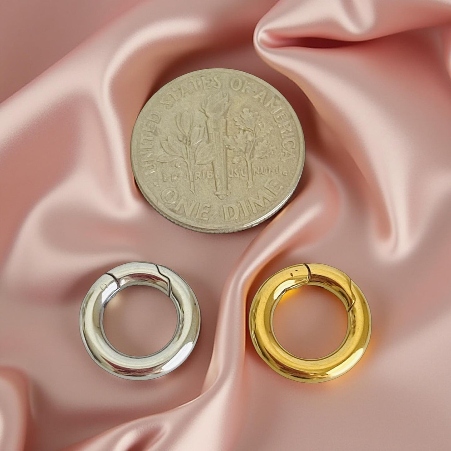 12mm Stainless Steel Round Open Clasp