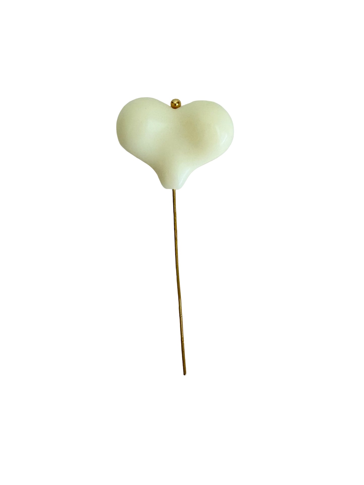 21mm Acrylic Puffy Heart Bead