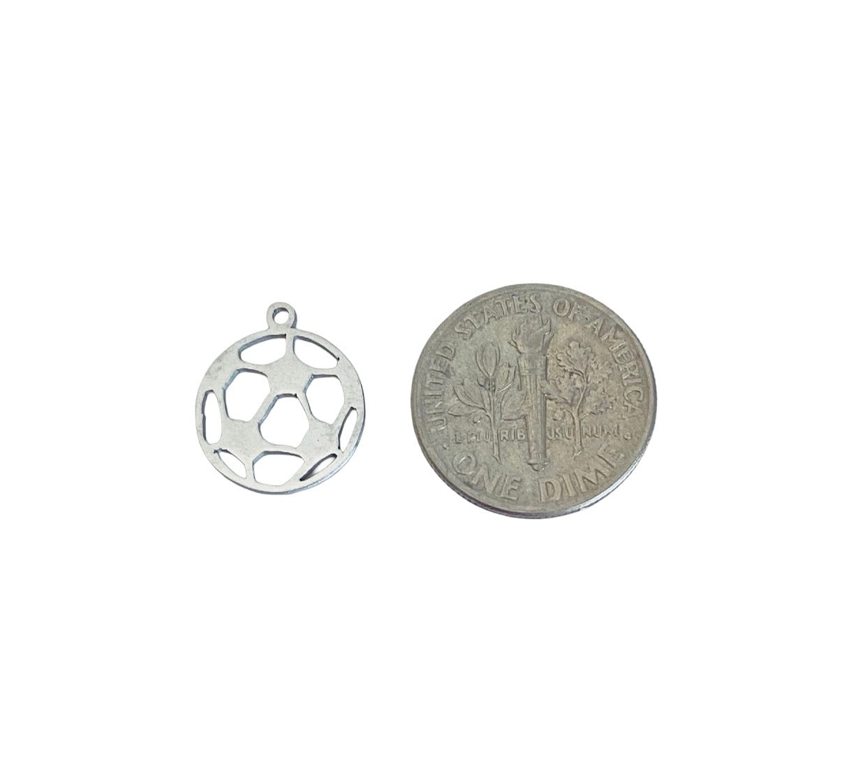 Stainless Steel Sports Charm • Football • Volleyball • Basketball • Soccer Charm