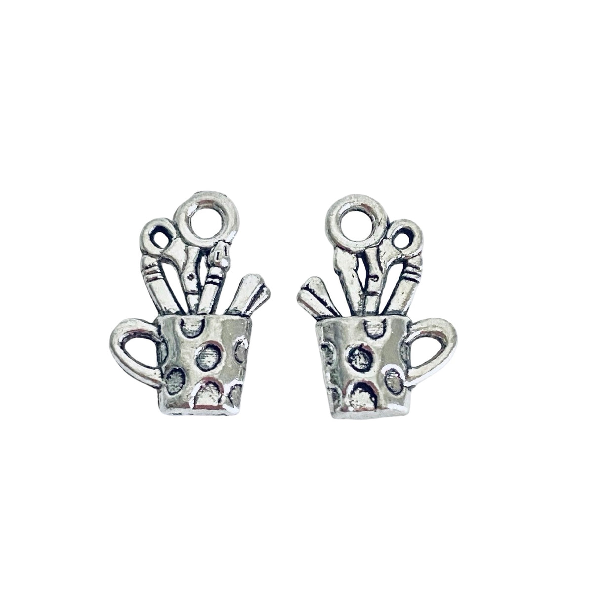 Base Metal Mini Pen Holder Charm