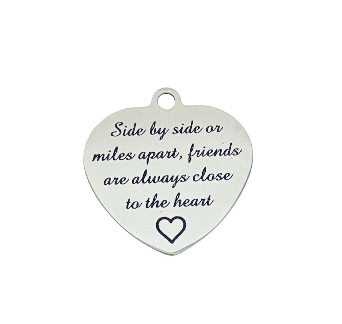 Stainless Steel Friendship Charm • Sold Individually