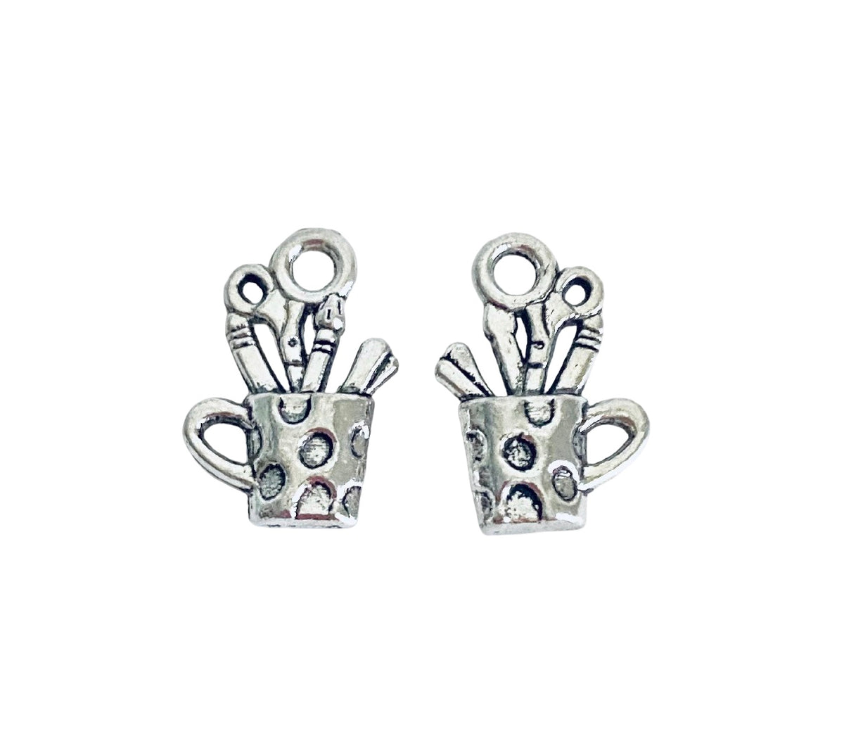 Base Metal Mini Pen Holder Charm