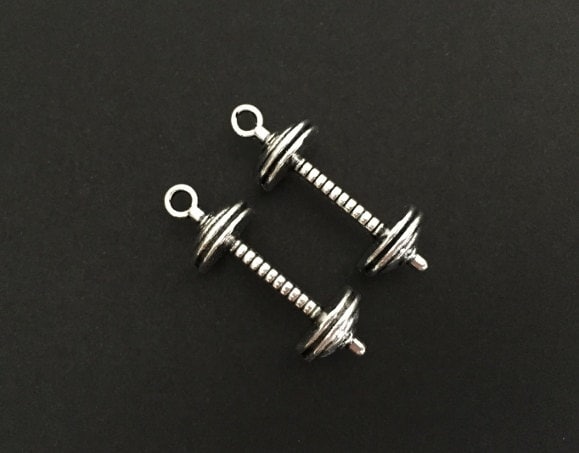 Large Dumbbell Charm