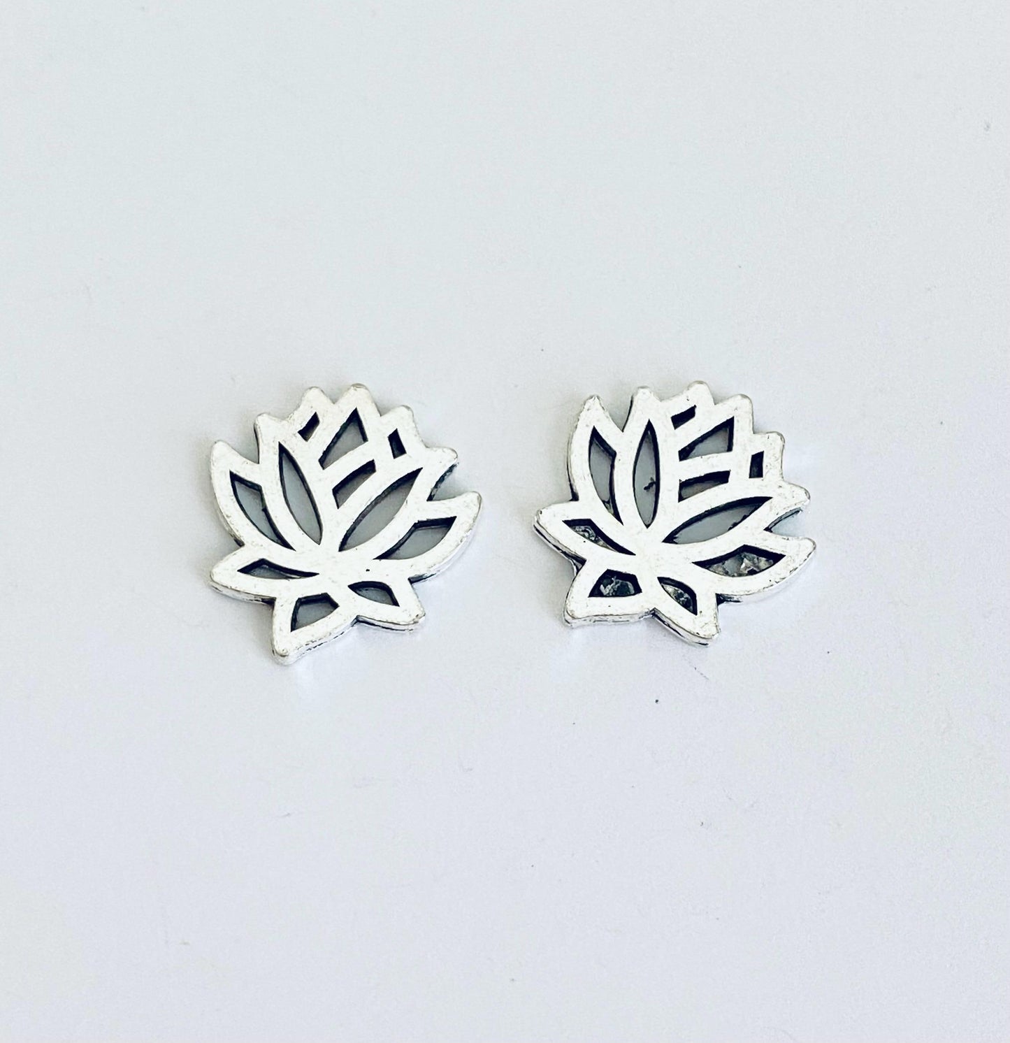 Base Metal Lotus Flower Charm