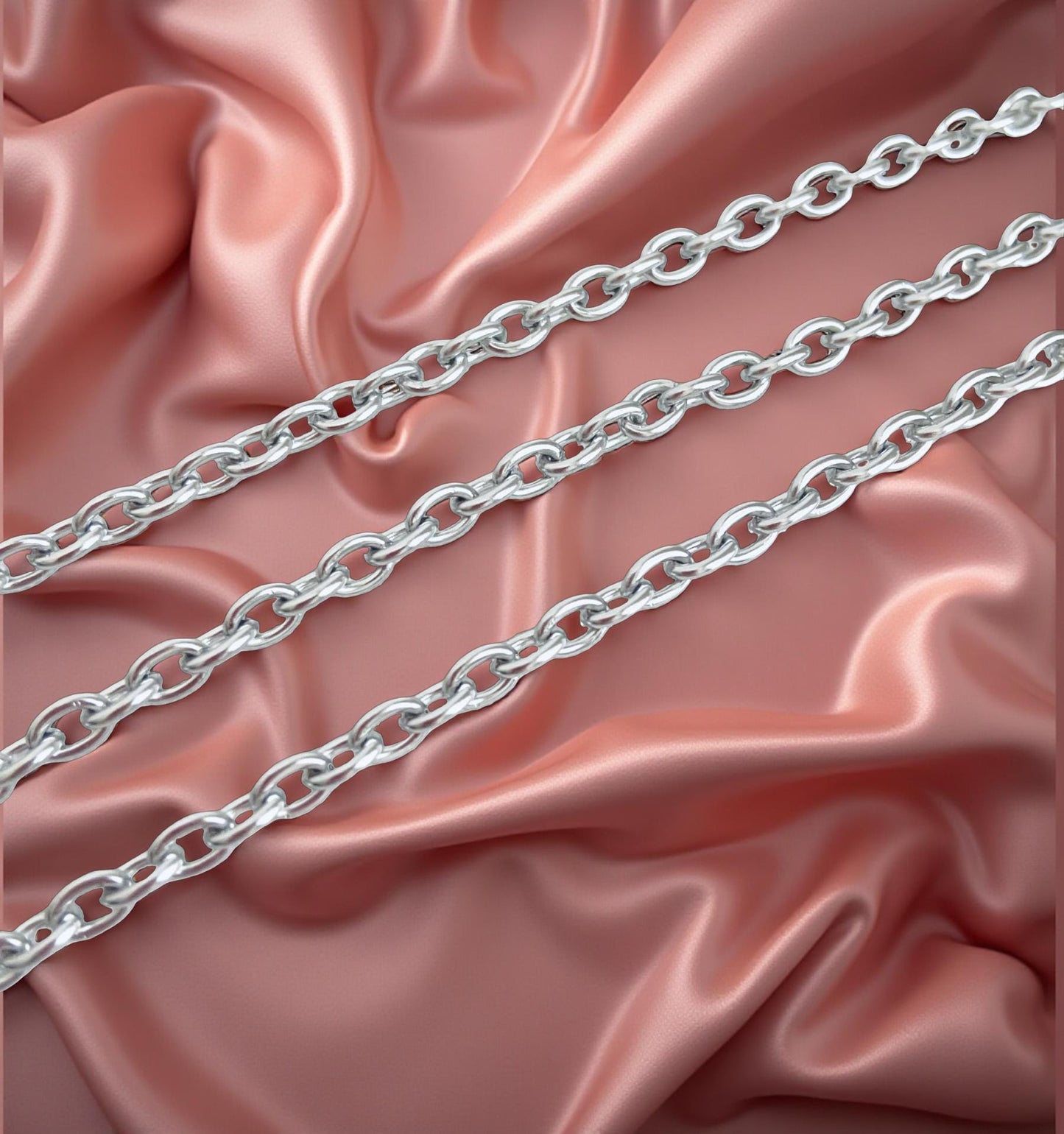 Stainless Steel Oval Chain (4.5x6mm)