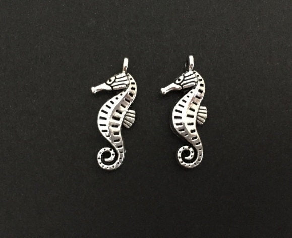 Base Metal Seahorse Charm