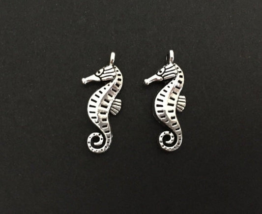 Base Metal Seahorse Charm
