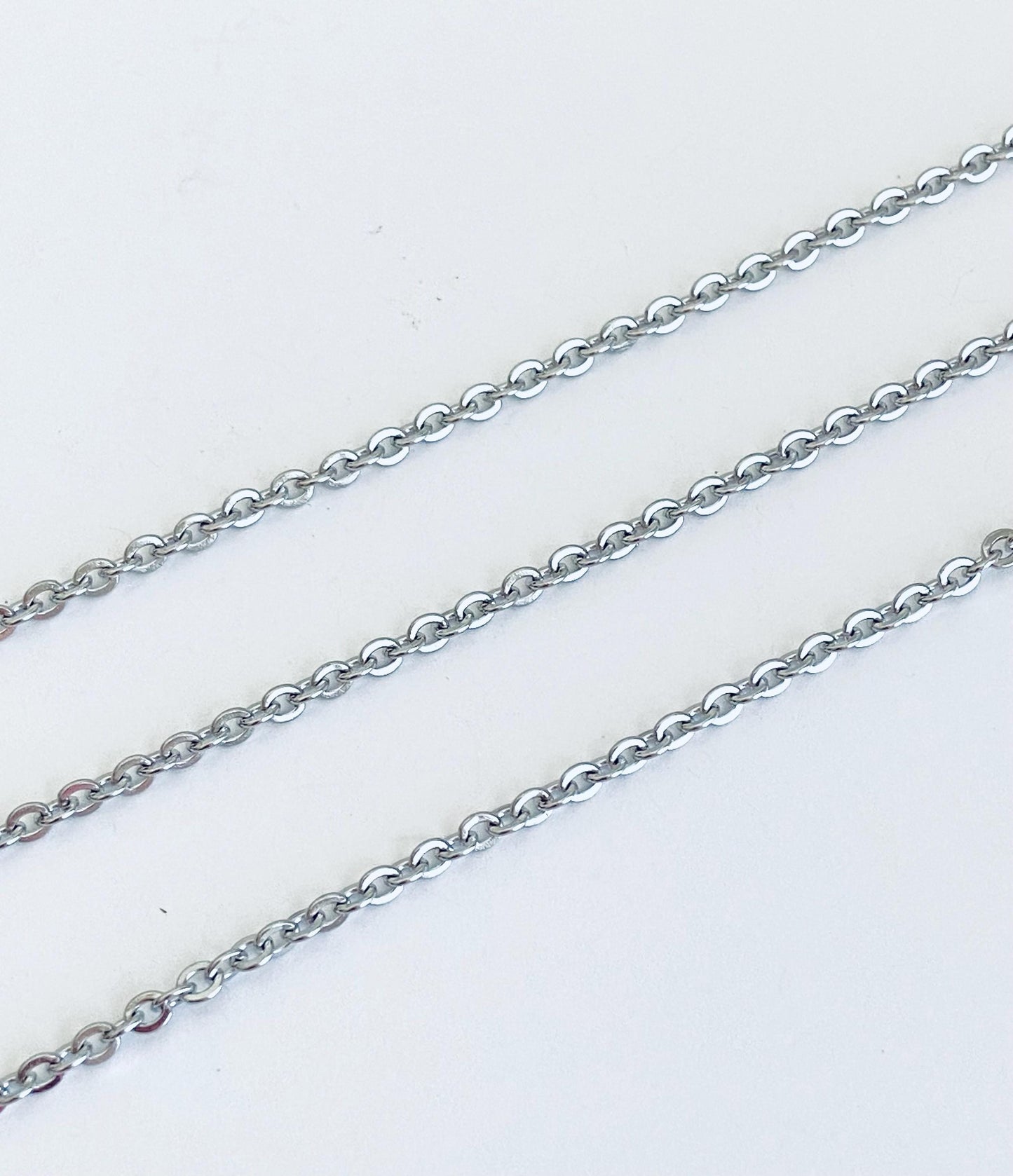 Stainless Steel Flat Cable Chain by the Foot