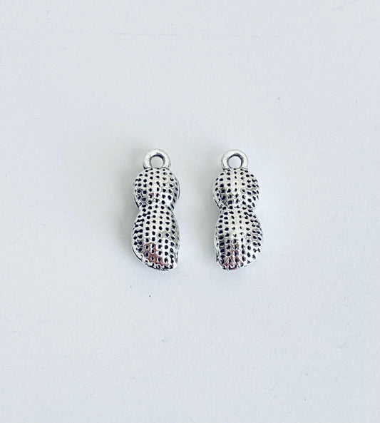 Base Metal Peanut Charm