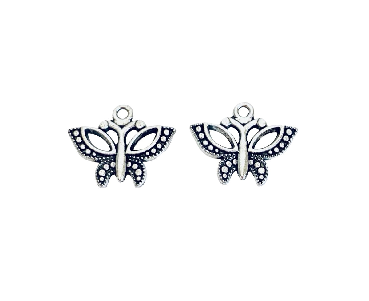Base Metal Butterfly Charm