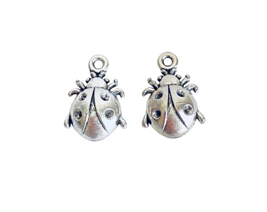 Base Metal Ladybug Charm