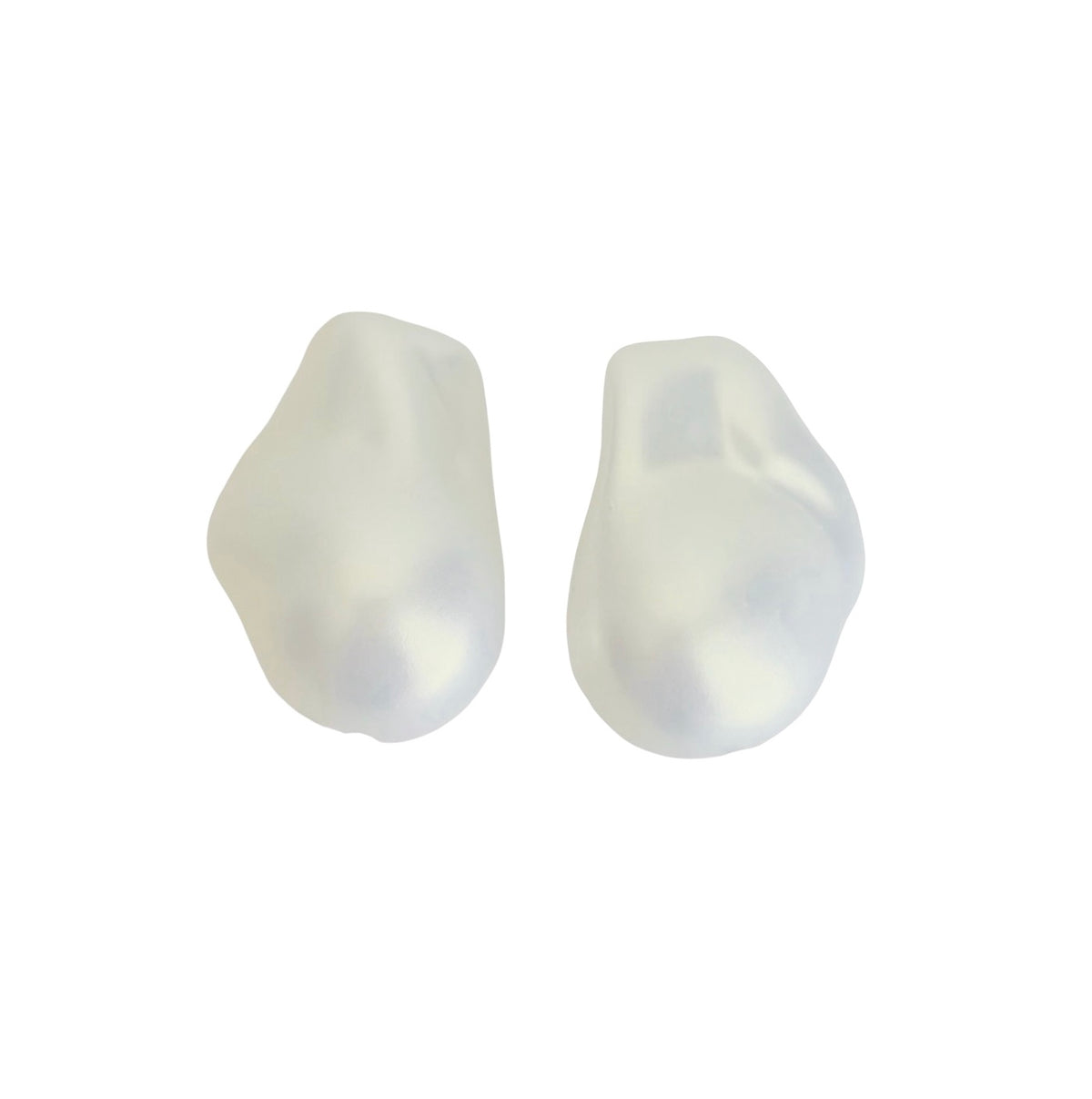 White Faux Baroque Beads • ABS Pearl Beads for Jewelry Making