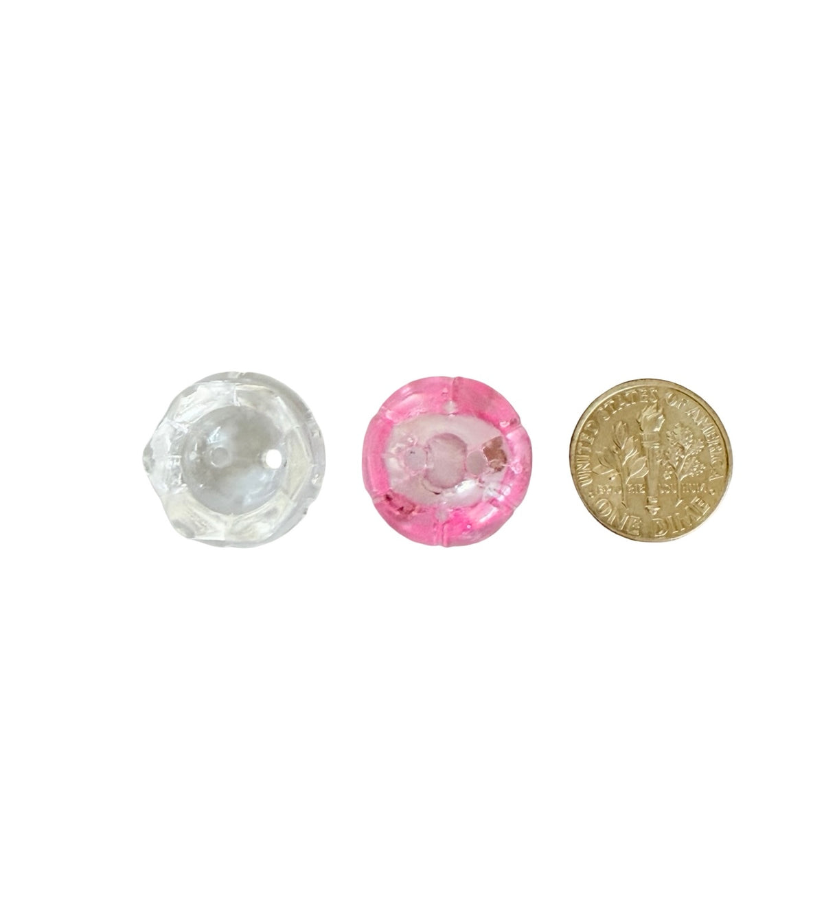 Acrylic Bellflower Beads • Transparent & Translucent Flower Beads for Jewelry Making & Crafts