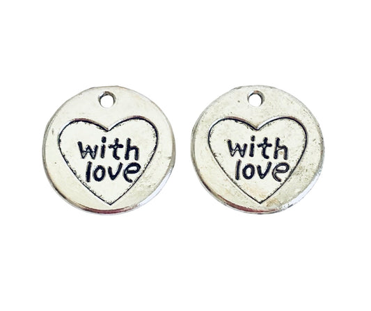 Base Metal With Love Charm