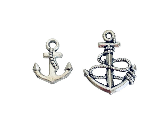 Base Metal Anchor Charms