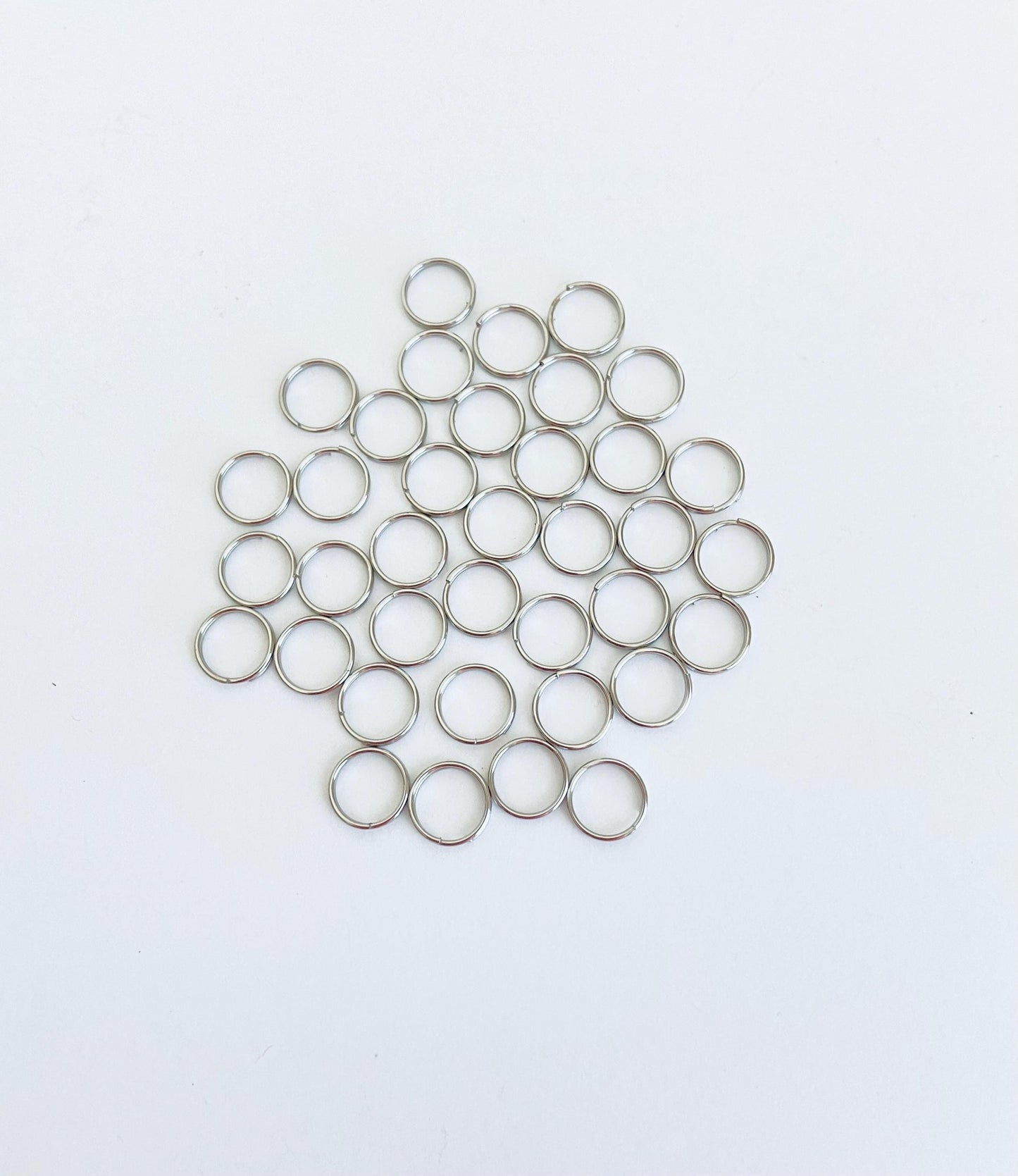 Thin Small Split Rings (8mm)