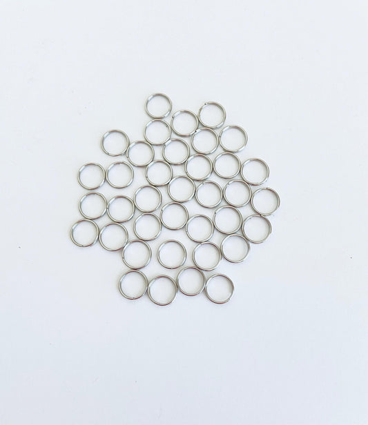 Thin Small Split Rings (8mm)