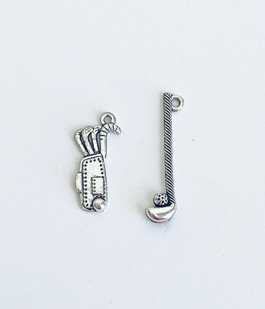Base Metal Golf Charm