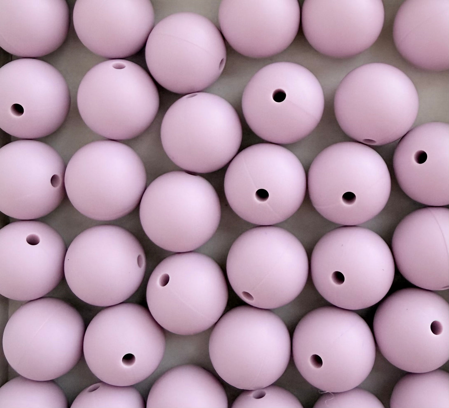 15mm Lavender Silicone Beads • Round Beads (Sold Per Piece) for Jewelry Making, Keychains & DIY Crafts