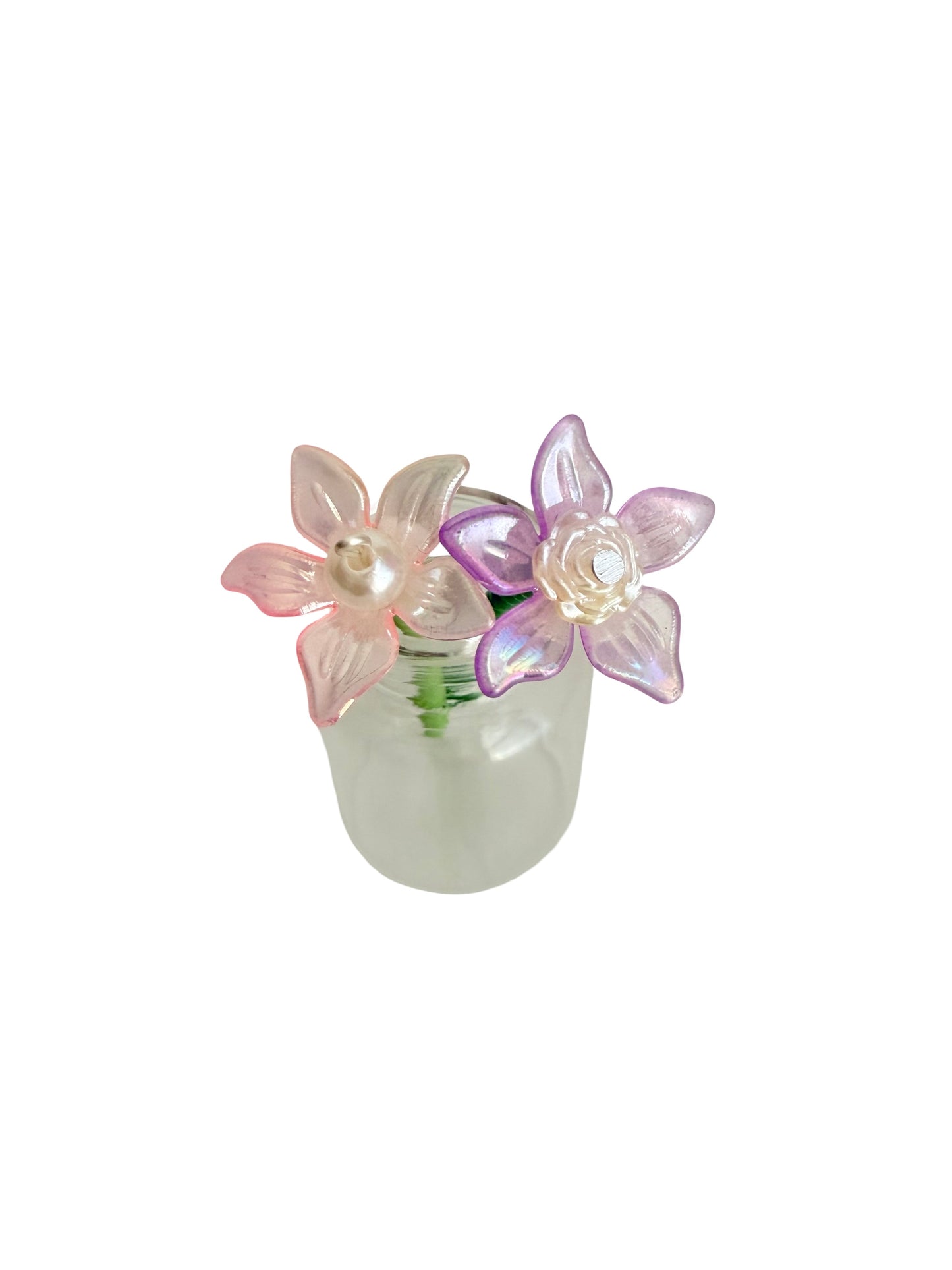 2.5” Handmade Plumeria Beaded Flowers • Bulk Options Available