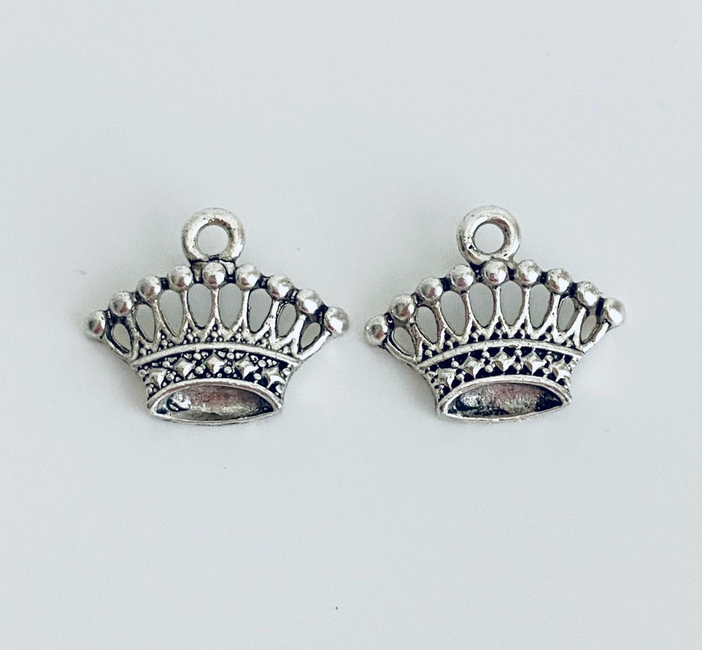 Base Metal Princess Tiara Charm