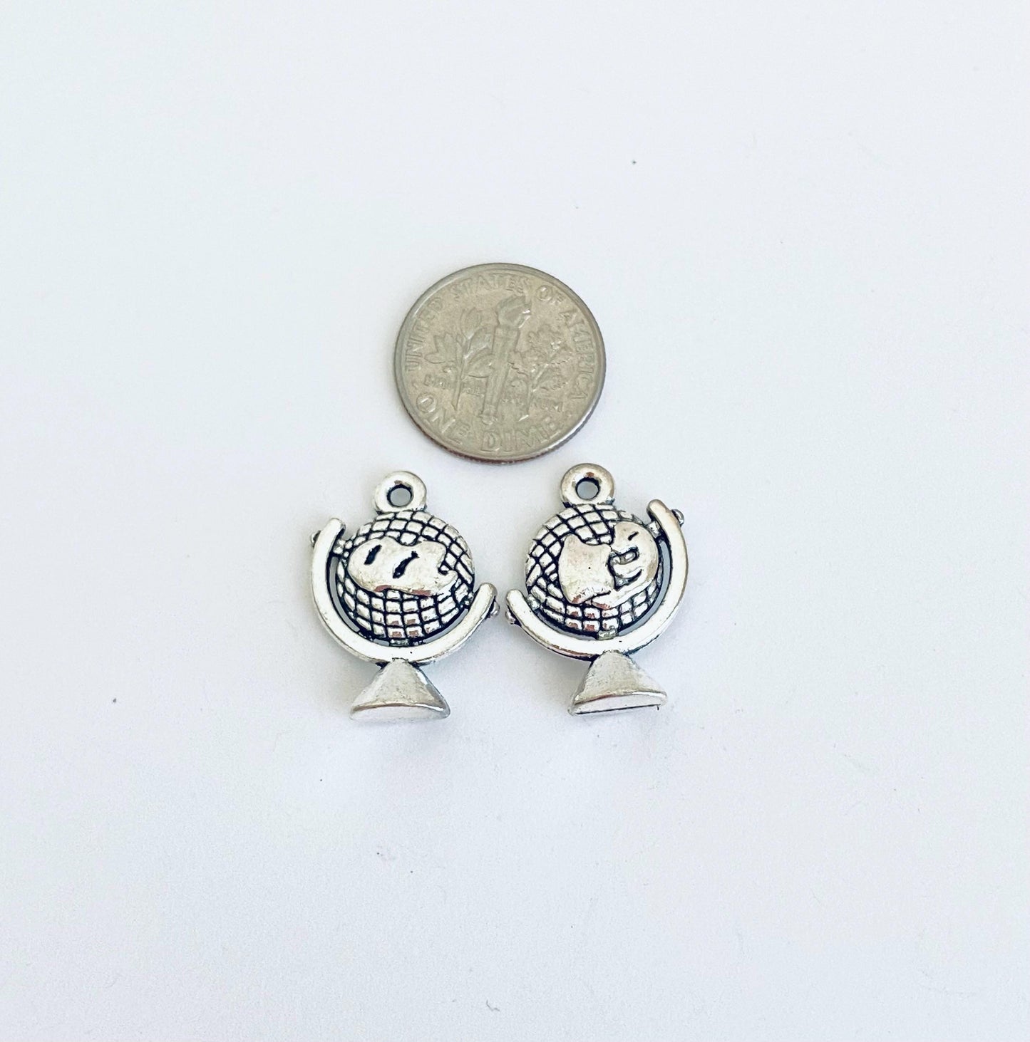 World Globe Charm