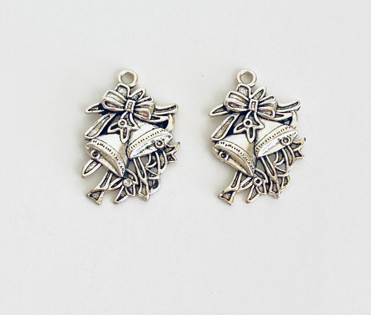 Base Metal Christmas Bells Charm