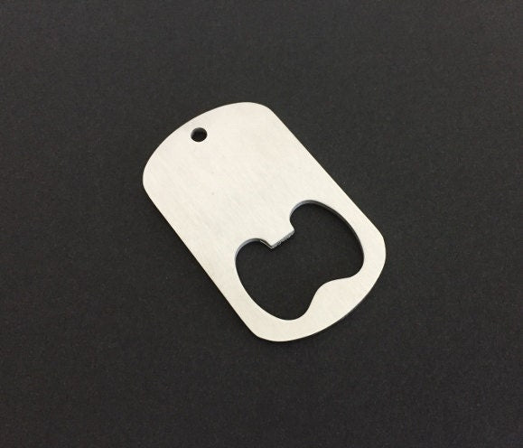 Engravable Stainless Steel Beer Bottle Opener