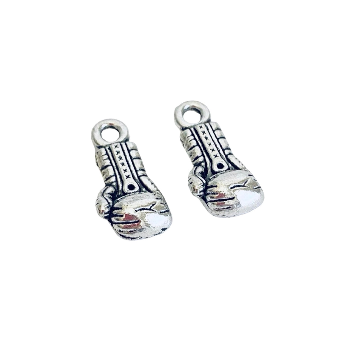 Base Metal Boxing Glove Charms