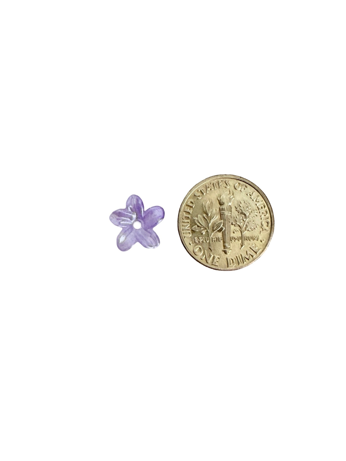 10mm Small 5-Petal Acrylic Flower Beads • Random Pastel Colors • Mini Floral Beads for Jewelry Making & Crafts
