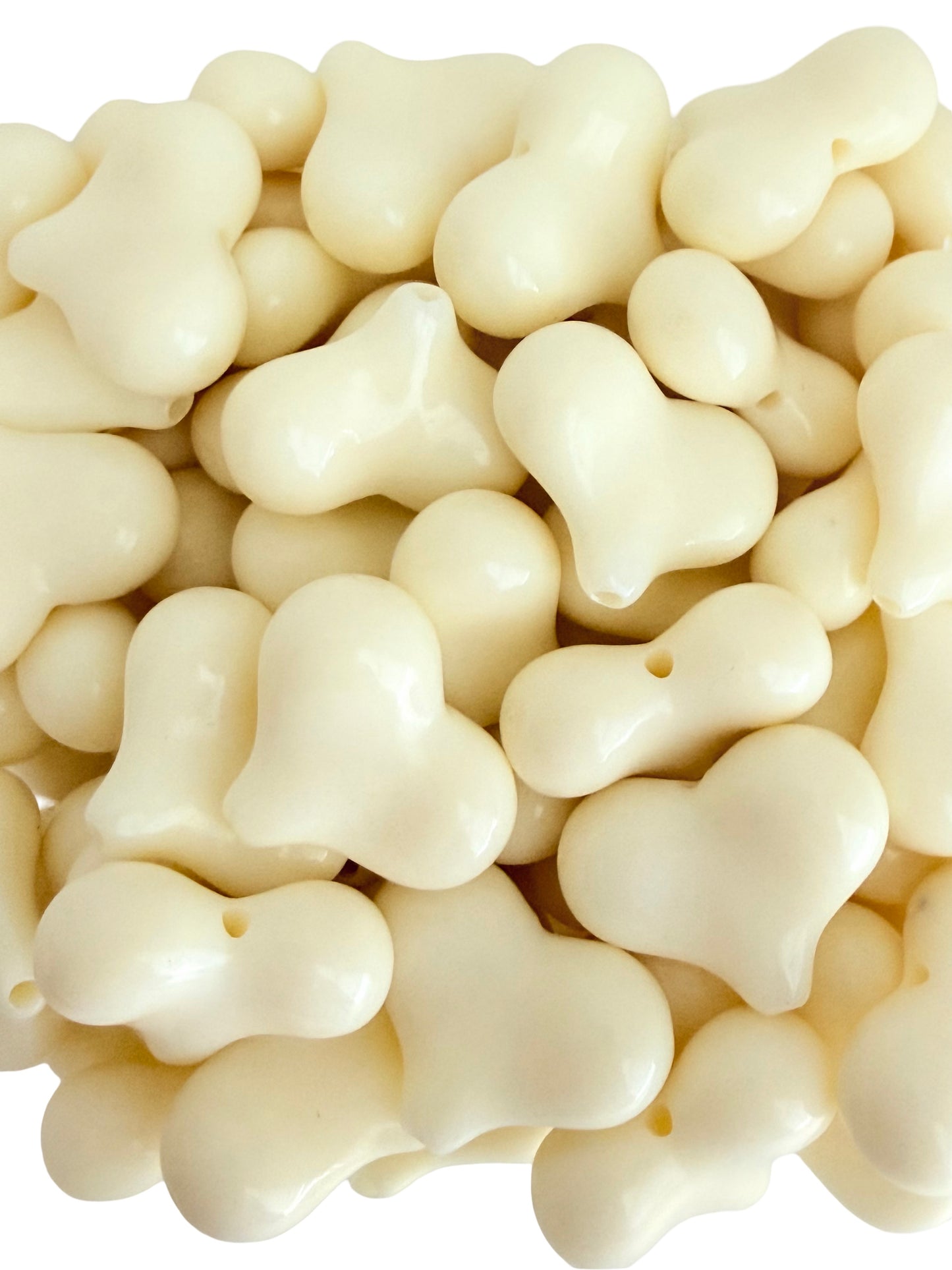 21mm Acrylic Puffy Heart Bead